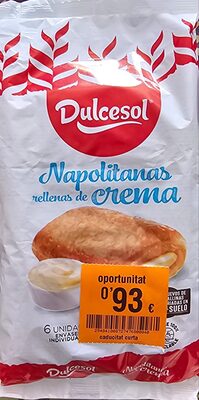 Foto de Napolitanas rellenas de crema
