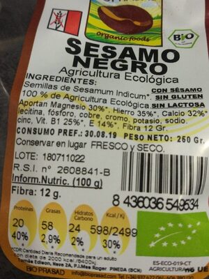 Foto de Sésamo negro