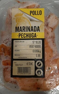 Foto de Pechuga de pollo marinada