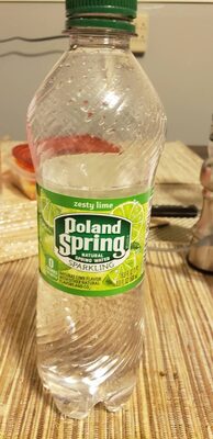Foto de Zesty lime natural spring water, zesty lime