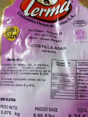 Foto de Costilla asar adobada