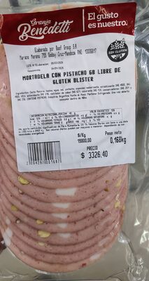 Foto de mortadela con pistacho