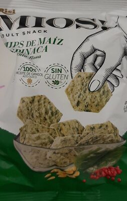 Foto de Mios chips de maiz y espinaca