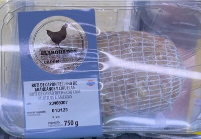 Foto de ROTI CAPÓN RELLENO DE ARANDANOS Y CIRUELAS