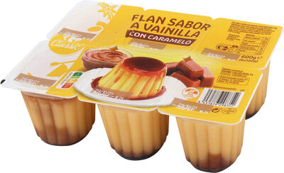 Foto de Flan Sabor A Vainilla Con Caramelo