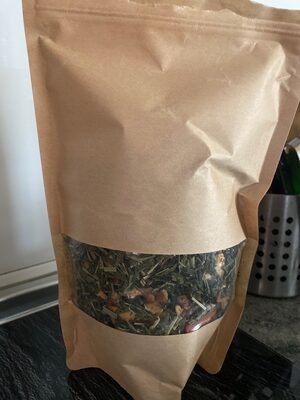Foto de Té verde Sencha, ralladuras de naranja y maracuyá
