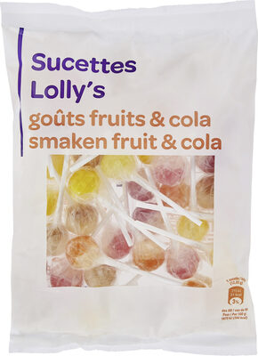 Foto de Sucettes Lolly's - goûts fruits & cola