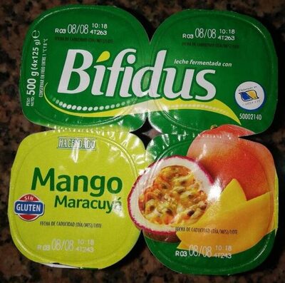 Foto de Bífidus mango maracuyá