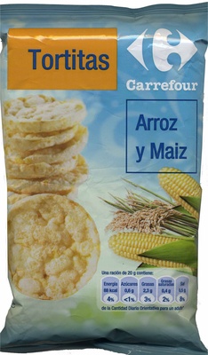 Foto de Tortitas de arroz y maíz