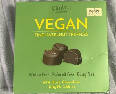 Foto de Vegan fine hazelnut truffles