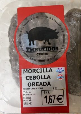 Foto de Morcilla cenolla oresda