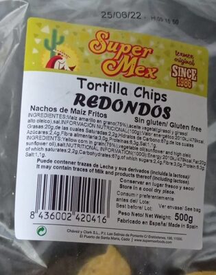 Foto de tortilla chips redondos