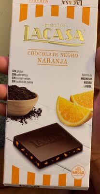 Foto de Chocolate negro con naranja