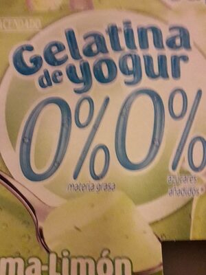Foto de Gelatina de yogur 0% lima-limón