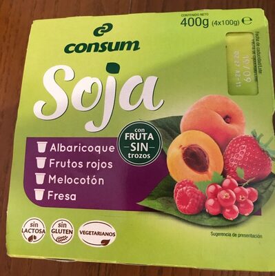 Foto de Yogur soja fruta