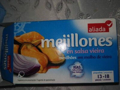 Foto de Mejillones de las rías gallegas sin gluten en sala vieira 13-18 piezas lata 69 g