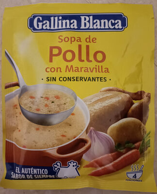 Foto de Sopa de pollo con maravilla
