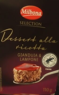 Foto de dessert alla ricotta Gianduia e lampone