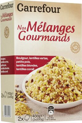 Foto de Boulgour & lentilles, petits pois