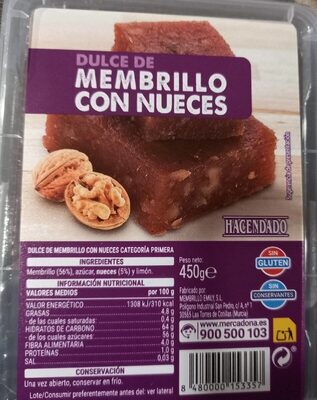 Foto de Dulce de membrillo con nueces