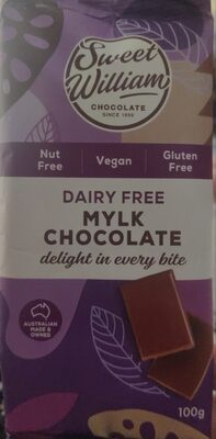 Foto de Dairy free chocolate con leche sin gluten, sin