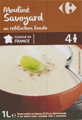 Foto de Soupe moulinée à la Savoyarde au reblochon fondu