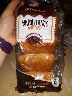 Foto de Napolitanas con crema de cacao