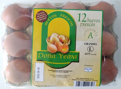 Foto de 12 huevos frescos categoría A grandes (L)