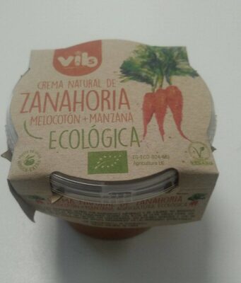 Foto de Crema natural de zanahoria, melocotón y manzana