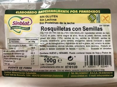 Foto de Rosquilletas con semillas