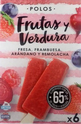 Foto de Polos fresa, frambuesa, arándano y remolacha