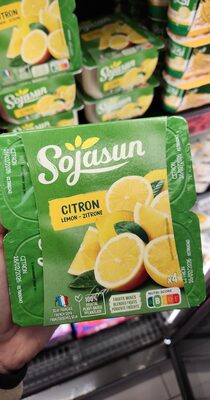 Foto de Especialidad vegetal de soja con pulpa de limón sin lactosa