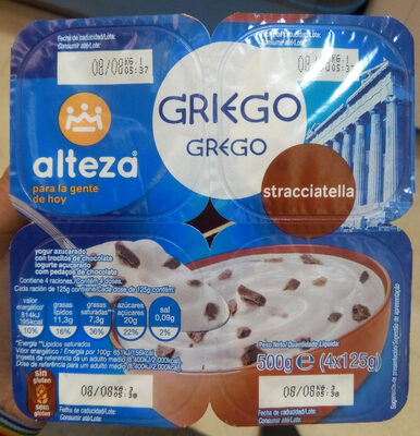 Foto de Yogur griego estilo stracciatela