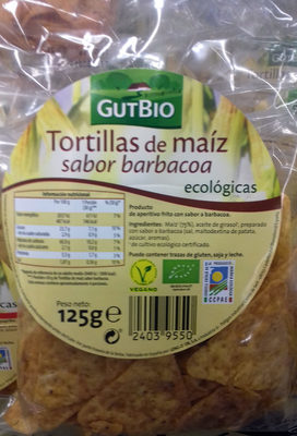 Foto de Tortillas de maíz sabor barbacoa
