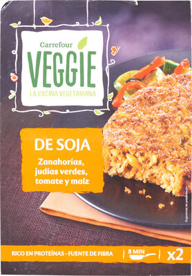 Foto de Galettes Soja, petits légumes