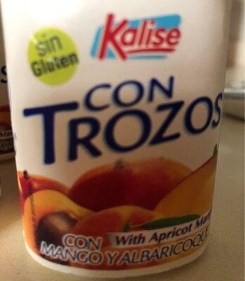 Foto de Yogur con trozos mango y albaricoque