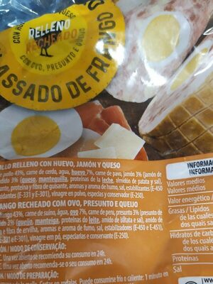 Foto de Pollo relleno huevo y queso