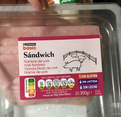 Foto de Sándwich fiambre de york