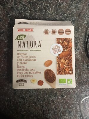 Foto de Barritas de frutos secos con avellanas y cacao sin gluten