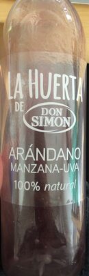Foto de La huerta zumo de arándano, manzana y uva natural
