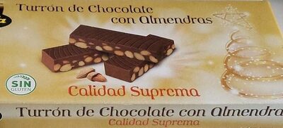 Foto de Turrón chocolate con almedras