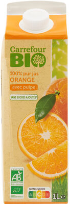 Foto de JUS D'ORANGE avec pulpe 100% pur jus