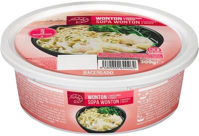 Foto de Sopa wonton de langostino y fideos