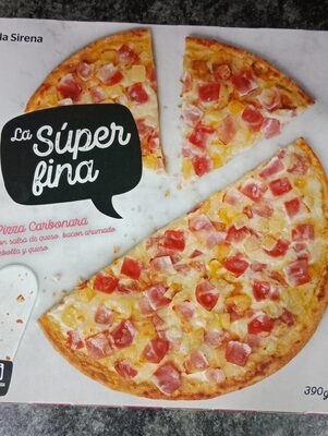 Foto de La super fina carbonara pizza