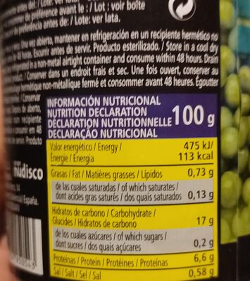 Foto de Guisantes rehidratados
