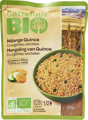 Foto de Mélange Quinoa, courgettes, carottes