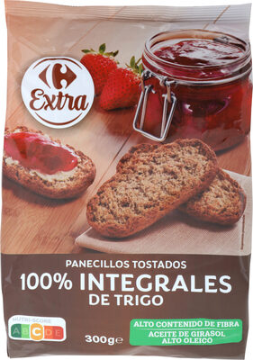 Foto de Panecillos tostados 100% integral de trigo