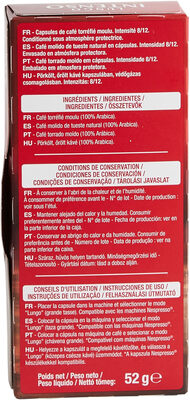 Foto de Auchan LUNGOINTENSE rond et équilibréCapsules aluminium