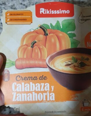Foto de Crema de calabaza y zanahoria