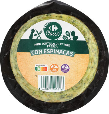 Foto de Mini tortilla de patata fresca con espinacas